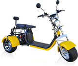 NEW 2000W Electric Trike Golf Cart Mobility Scooter Harley Style Canary Yellow CANARY YELLOW