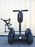 2 Wheel Off Road Electric Segway Style Self Balancing DOUBLE BATTERY 4000W Golf Bag Holder Included 72V