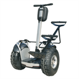 2400W 2 Wheel Off Road Electric Self Balancing Electric Scooter DOUBLE BATTERY with Golf Bag Holder