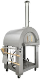 Dual Fuel Wood Fired Propane Gas Charcoal Stainless Steel Pizza Oven Grill + Cover