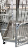 XL 67.5" High Quality Indoor / Outdoor 304 Stainless Steel Bird Parrot Macaw Cage Dometop