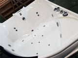 2 Person Corner Hydrotherapy Whirlpool Bathtub Spa Massage Therapy Hot Bath Tub - SYM150150A