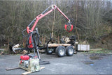 Professional Self Contained ATV Hydraulic Timer Log Crane + Logging Trailer KOHLER Engine