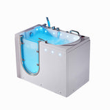 New Walk In Hydrotherapy Whirlpool Bathtub Spa Massage Therapy Tub Double Pump Upgrade + Heater