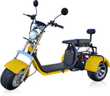 NEW 2000W Electric Trike Golf Cart Mobility Scooter Harley Style Canary Yellow CANARY YELLOW