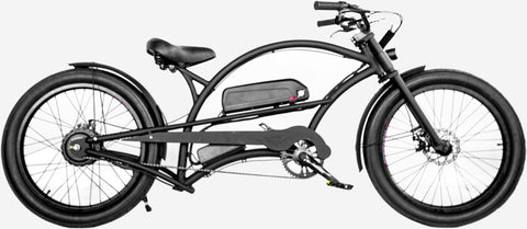 750W Electric Beach Cruiser Bike Bicycle Chopper Style Fat Snow Tires 17AH Samsung / Bafang