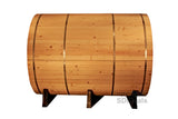 8' Ft Canadian PINE Wood Barrel Sauna Wet / Dry Spa 220V 9KW - 6 Person Size Outdoor