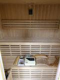 Large 4+ Person Stadium Seating Canadian Hemlock Wet Dry Traditional Swedish Steam Sauna Spa