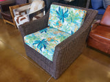 NEW Custom Tommy Bahama Full Round Weave Outdoor Deep Seating Wicker Patio Furniture Chairs