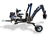 15HP 420cc Gas Powered Towable Backhoe Mini Excavator 8' Foot Reach 12" Bucket
