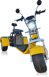 NEW 2000W Electric Trike Golf Cart Mobility Scooter Harley Style Canary Yellow CANARY YELLOW