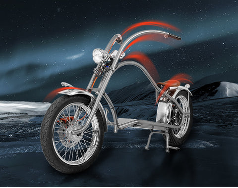 60V Electric Fat Tire Scooter Chopper / Harley Design Beach Cruiser Bi –  SDI Factory Direct Wholesale