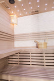 Wet Dry Traditional 3 Bench Indoor Swedish Steam SPA Sauna 4+ Person 8KW Heater *Local Pickup