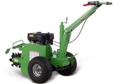 7HP Gas Powered Walk Behind Trencher 18" Depth 21 Carbide Steel Teeth GREEN