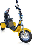 NEW 2000W Electric Trike Golf Cart Mobility Scooter Harley Style Canary Yellow CANARY YELLOW