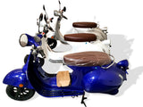 New / Open Box 3000W 20AH Electric Vespa Italian Design Scooter Moped Motorcycle 72V Lithium BLUE