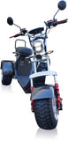 4000W Electric 3 Wheel Fat Tire Chopper Harley Scooter Trike Citycoco Mobility Scooter Carbon Fiber