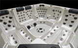 Outdoor 6 Person 123 JETS Double Lounger Hot Tub Spa Fully Loaded 5 Pump 3HP VOLCANO JETS + BALBOA