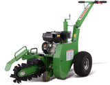 7HP Gas Powered Walk Behind Trencher 18" Depth 21 Carbide Steel Teeth GREEN