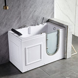 NEW 20 Jet Walk In Hydrotherapy Whirlpool Bathtub Spa Massage Therapy Bath Tub Double Pump