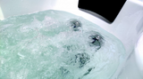 8 Person Outdoor Hot Tub SPA with Insulated Cover + Stairs Bluetooth Sound System USB Ozone
