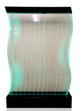 Large 4x6 Curved Full Color LED Bubble Wall Panel Floor Standing Water Fountain