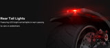 48V Wide Wheel Electric Fat Tire Kick Scooter 500W 800W Max 10.4AH Lithium - Single Motor