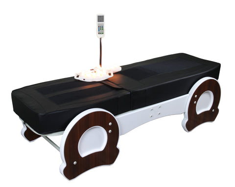 FIR Far Infrared Jade Infrared Therapy Massage Bed / Spinal Traction Roller Table
