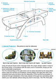 Full Body Jade Therapy Massage Bed Spinal Traction Table 11 Rollers 2 Tappers, Adjustable Height, Bluetooth