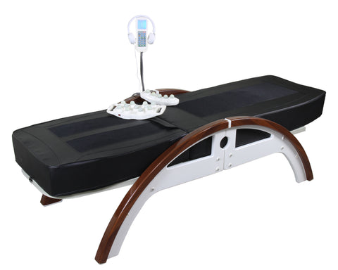 Full Body Jade Therapy Massage Bed Spinal Traction Table 11 Rollers 2 Tappers, Adjustable Height, Bluetooth