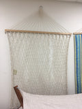NEW Solid Wood Wooden Arc Hammock Stand + Quilted Double Wide Wood Day Bed Hammock