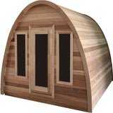 Canadian Pine Wood Dome Top Wet Dry Swedish Outdoor Steam Sauna