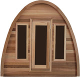 Canadian Pine Wood Dome Top Wet Dry Swedish Outdoor Steam Sauna