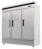 3 Door Commercial Reach In Stainless Steel Freezer - MBF-8504