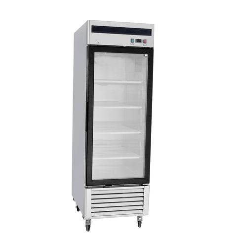 MCF-8705 - 1 Door Glass Refrigerator Merchandiser Commercial Reach-In 