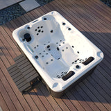3 Person Outdoor Hydrotherapy Bathtub Hot Bath Tub Whirlpool SPA SYM6016 - 51 Jets + 23 LED Lights