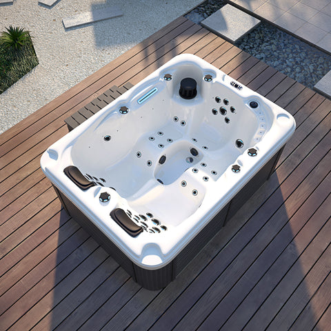 3 Person Outdoor Hydrotherapy Bathtub Hot Bath Tub Whirlpool SPA SYM60 –  SDI Factory Direct Wholesale