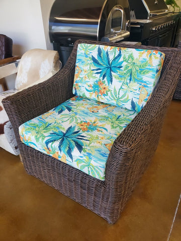 NEW Custom Tommy Bahama Full Round Weave Outdoor Deep Seating