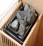 Wet Dry Traditional 3 Bench Indoor Swedish Steam SPA Sauna 4+ Person 6KW Heater *Local Pickup