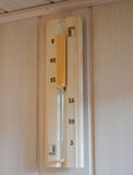 Wet Dry Traditional 3 Bench Indoor Swedish Steam SPA Sauna 4+ Person Harvia 6KW Heater 200F Temps
