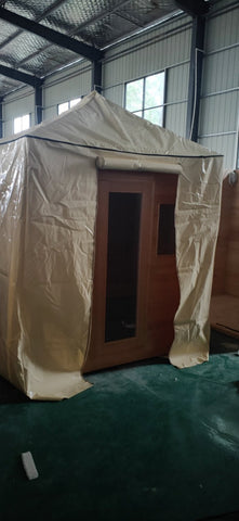 Sauna / SPA Canvas Cover for Three Person Outdoor Traditional Swedish Wet / Dry Sauna
