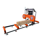 31" Capacity Portable Sawmill Upgraded Gas Kohler 14HP Engine Electric Start Band Saw