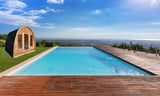 New Canadian CEDAR Wood Dome Top Wet Dry Swedish Outdoor Steam Sauna SPA Shingled Roof Upgrade