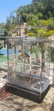 304 Stainless Steel XL Extra Large Bird Parrot Macaw Indoor Outdoor Cage Play Top