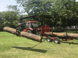 NEW Tractor PTO Drive 15.5' Ft Forest Log Crane w/ 13K Capacity Logging Timber Wood Trailer