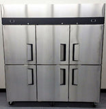 Commercial Refrigerator / Freezer Combo Stainless Steel 6 Door YBF9236