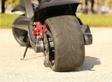 48V Wide Wheel Electric Fat Tire Kick Scooter 500W 800W Max 10.4AH Lithium - Single Motor